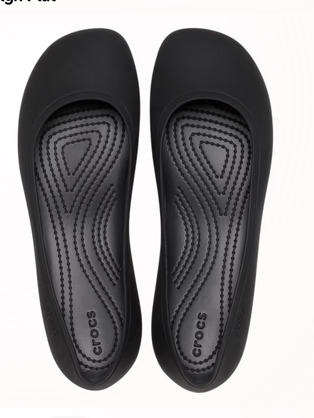 Crocs Brooklyn Ballet Flat Black